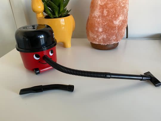 Okay, but how ridiculously cute is this mini Henry Hoover?