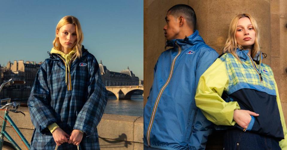法國兩大服飾品牌K-Way和Maison Kitsuné首度攜手合作圖片來源：K-Way提供