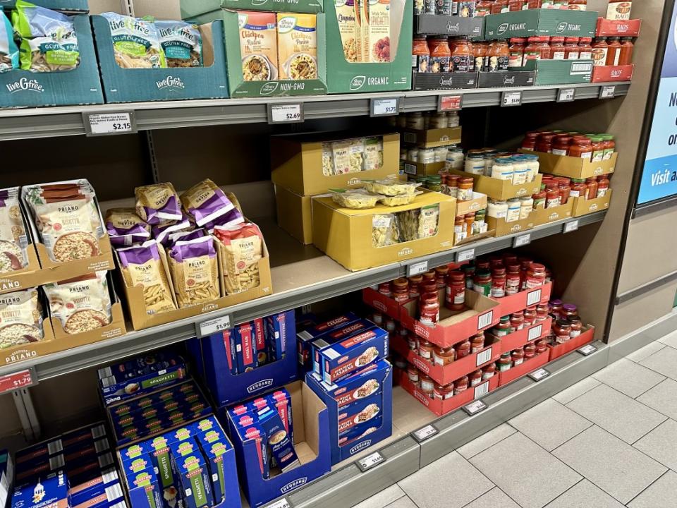 Aldi Pasta Section<p>Krista Marshall</p>