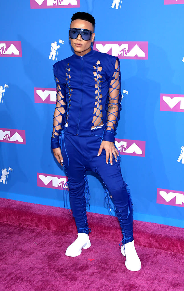 <p>Bobby Lytes attends the 2018 MTV Video Music Awards at Radio City Music Hall on August 20, 2018 in New York City. (Photo: Paul Zimmerman/WireImage) </p>