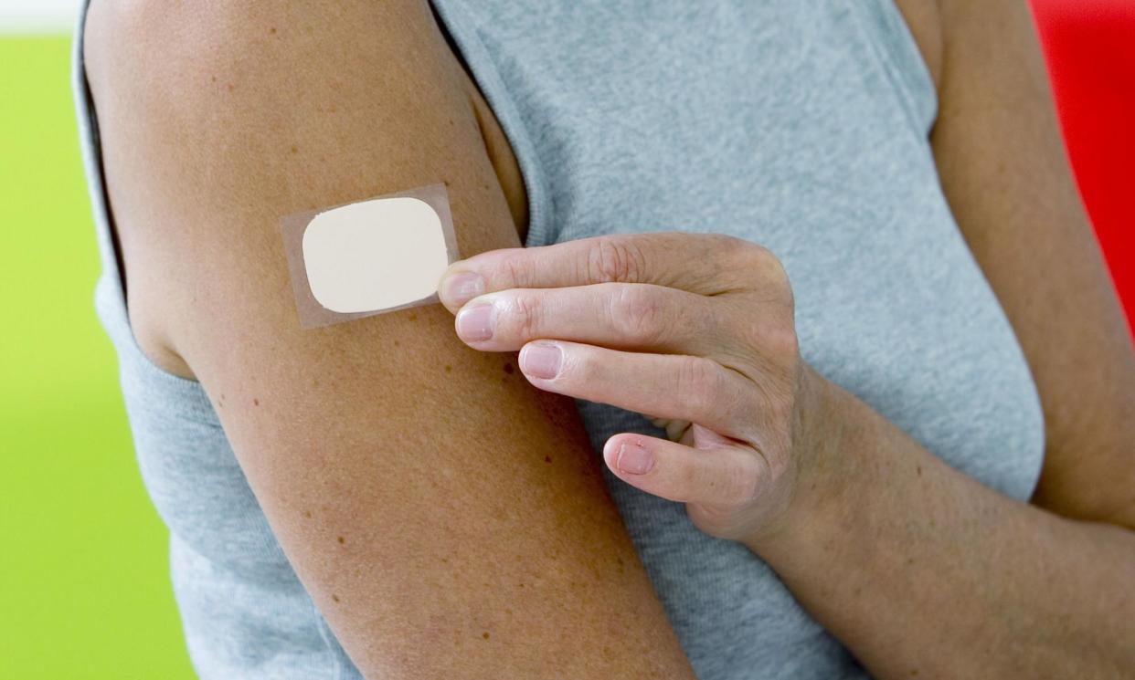 <span>The TGA warns that Australia’s supply of menopause hormone therapy patches will be interrupted due to manufacturing issues.</span><span>Photograph: Bsip Sa/Alamy</span>