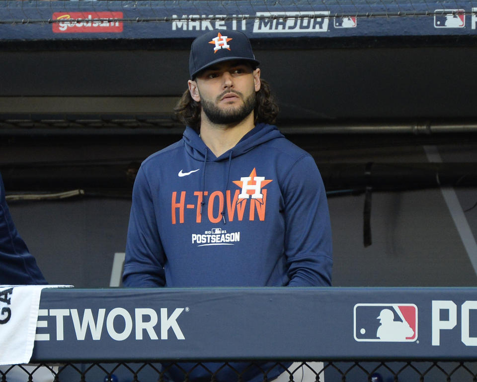 Lance McCullers with the Astros.