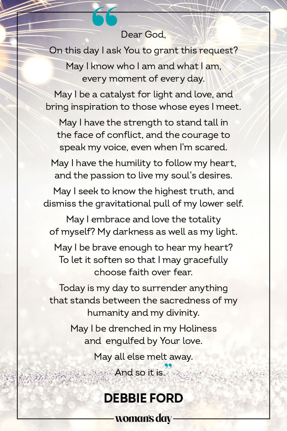 new year prayer debbie ford