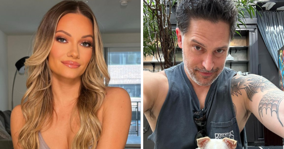 Joe Manganiello and Caitlin O'connor 