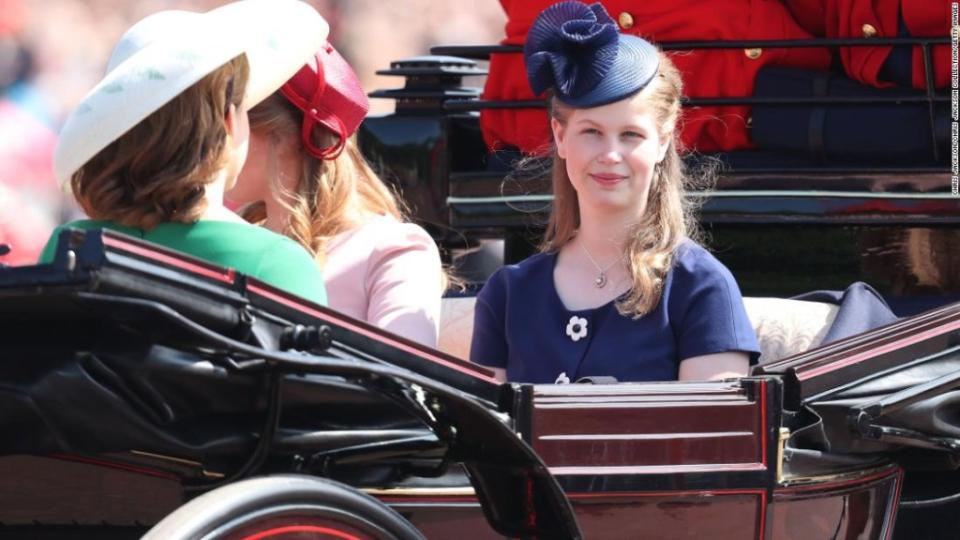 Lady Louise Windsor durante “Trooping The Colour” en The Mall el 9 de junio de 2018 en Londres, Inglaterra. (Crédito: Chris Jackson/Getty Images)