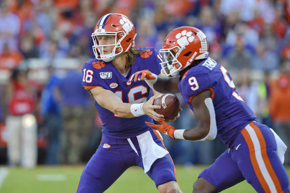 Clemson is 9-0 after an easy win over Wofford. (AP Photo/Richard Shiro)