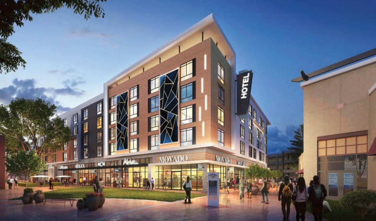 Homewood Suites and Home2 Suites by Hilton Hotel is proposed for Janss Marketplace in Thousand Oaks.