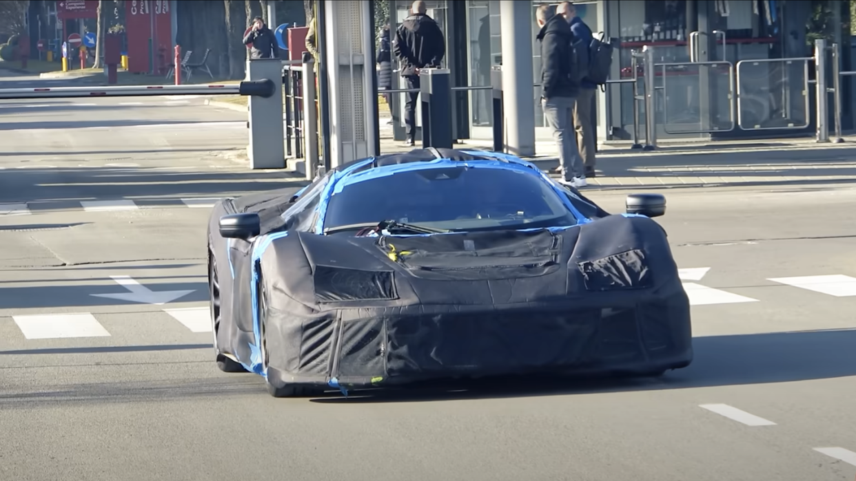 ferrari f250 laferrari successor prototype spied on road