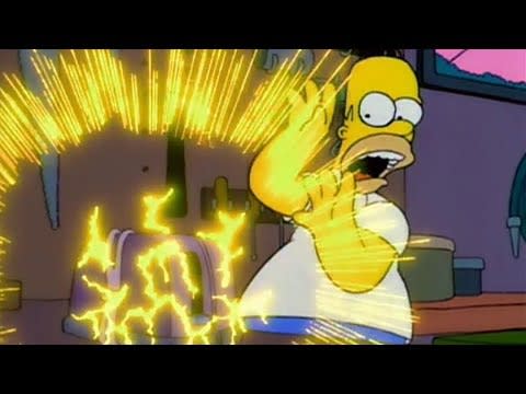 Homer Fixes the Toaster-and Accidentally Creates a Time Machine