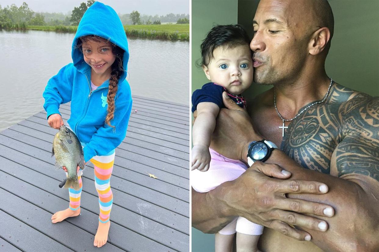 Dwayne Johnson Daughter Jasmine, His 'Fearless' Fishing Buddy, on Her 7th Birthday