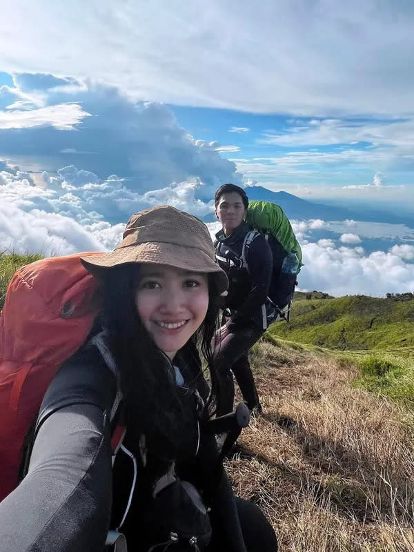 Febby Rastanty mendaki Gunung Merbabu (Instagram/febbyrastanty)