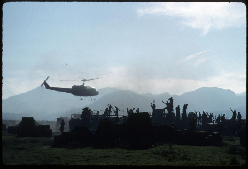 "China Beach" HELICOPTER LANDING NEAR TROOPS