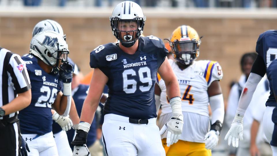 Monmouth right tackle Justin Szuba, a Brick Memorial product, was a second team All-Big South selection and Academic All-American in 2019.