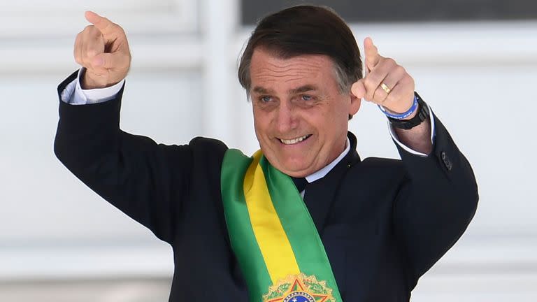 President Jair Bolsonaro has brushed off criticism of the uncontrolled fires