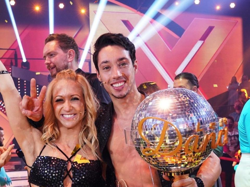 René Casselly und Kathrin Menzinger konnten die 15. Staffel von "Let's Dance" für sich entscheiden. (Bild: Foto: RTL / Guido Engels)