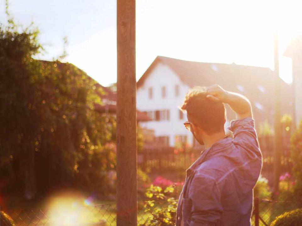 Hipster Sunset Garden Houses