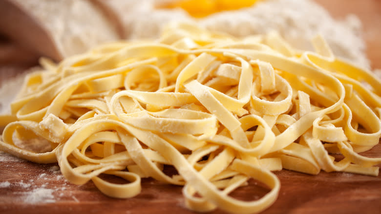 raw fresh pasta