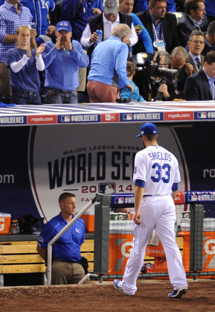 Royals fans didn't have much to cheer in Game 1 of the World Series. (USA Today)