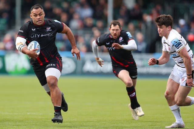 Billy Vunipola in action for Saracens 