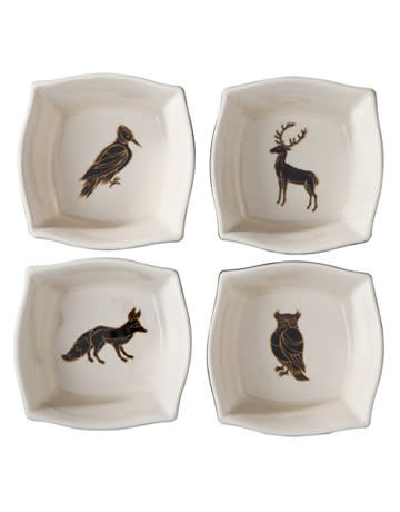 Patch Animal Print Dessert Bowls