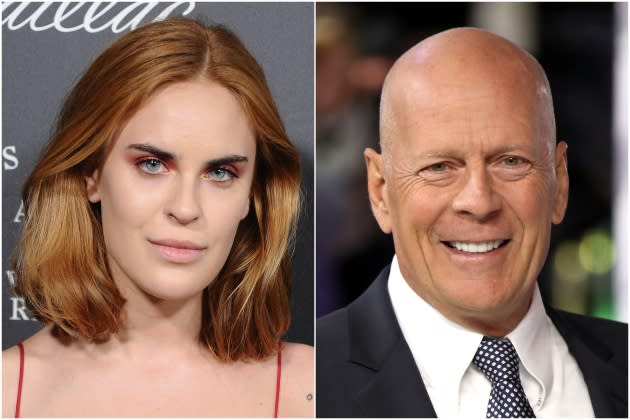 Tallulah-Willis-Bruce-Willis - Credit: Jon Kopaloff/FilmMagic; Mike Marsland/ Mike Marsland/WireImage