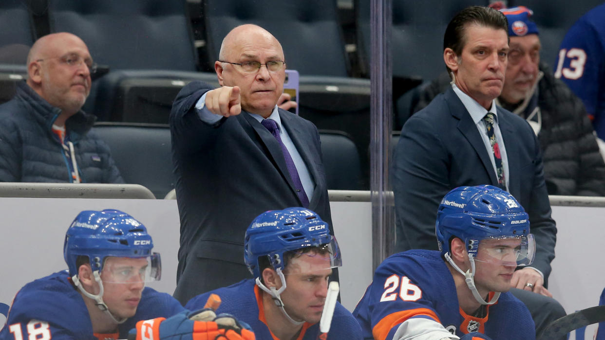 Barry Trotz is reportedly passing on the Winnipeg Jets job to focus on his family, but isn't ruling out a return to coaching in the future. (Photo via USA TODAY Sports)