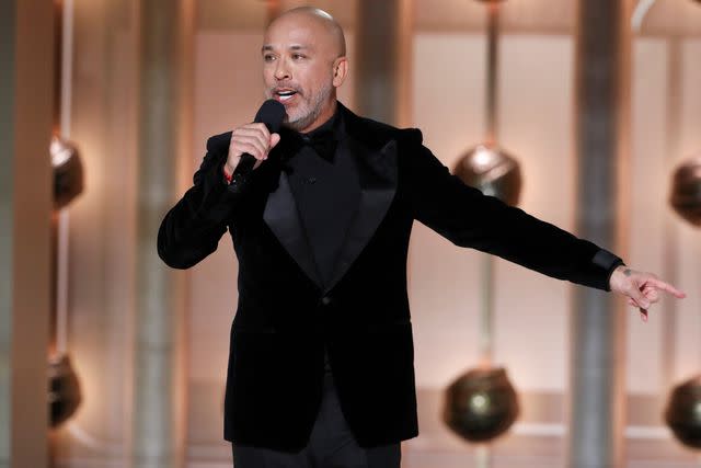 <p>Sonja Flemming/CBS via Getty</p> Jo Koy at the 81st Golden Globe Awards on January 7, 2024 in Beverly Hills, California.