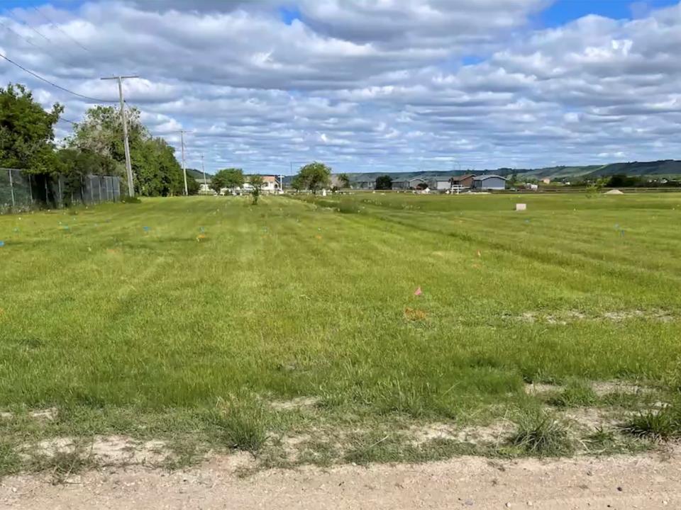 A field near the Marieval  Indian Residential School in Saskatchewan (Reuters)