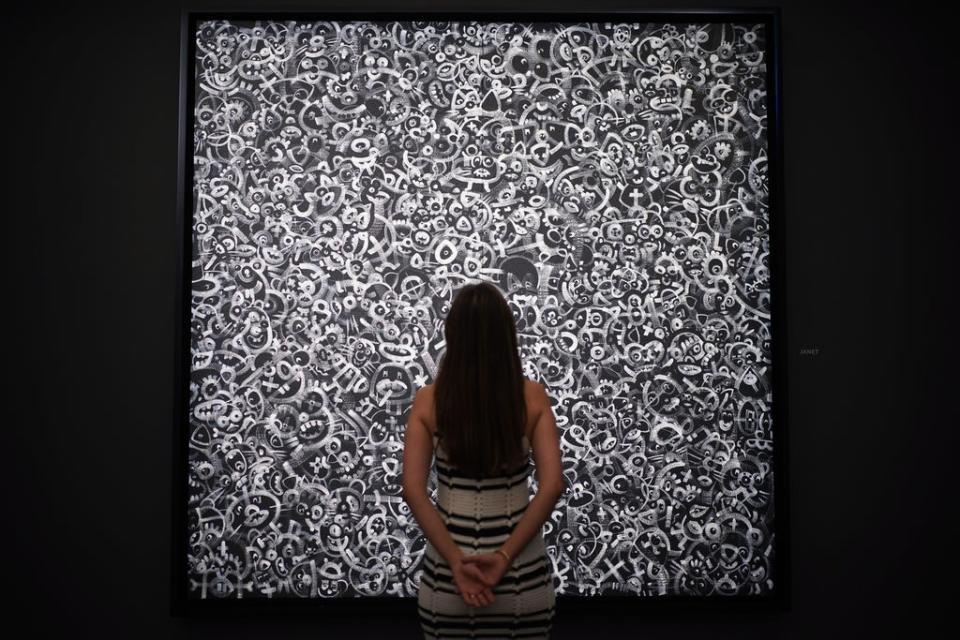 A piece called Janet at the debut exhibition (Yui Mok/PA) (PA Wire)