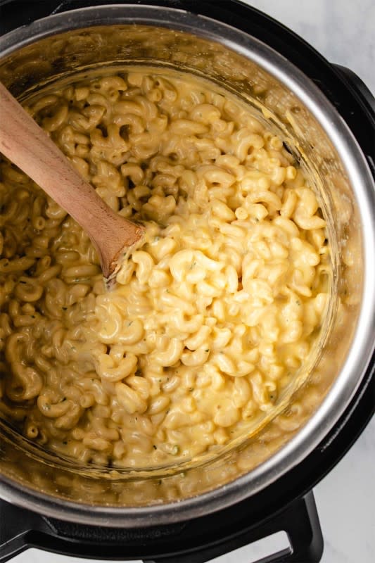 <p>The Recipe Well</p><p>If you've been looking for the ultimate Instant Pot macaroni and cheese recipe, you just found it!</p><p><strong>Get the recipe: <a href="https://therecipewell.com/instant-pot-mac-and-cheese/" rel="nofollow noopener" target="_blank" data-ylk="slk:Instant Pot Mac And Cheese;elm:context_link;itc:0;sec:content-canvas" class="link ">Instant Pot Mac And Cheese</a></strong></p>