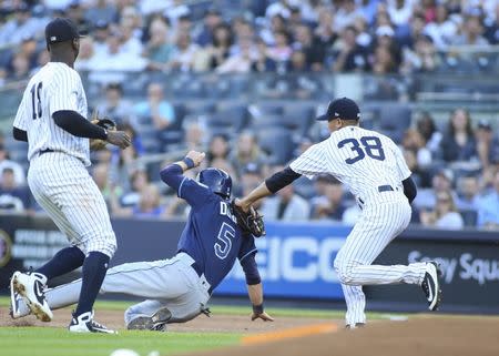 MLB roundup: Didi Gregorius hits two three-run homers as Yankees