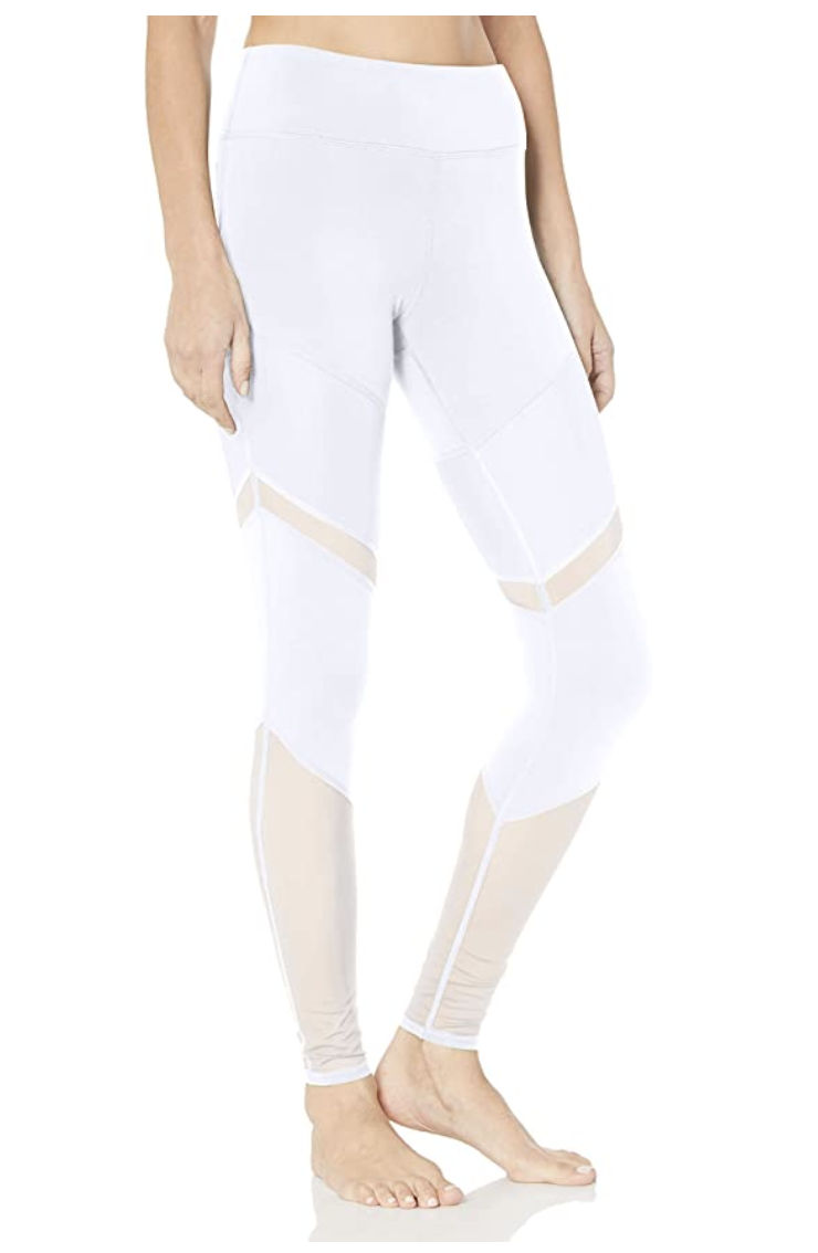 9) Sheila Legging, in White/White Glossy