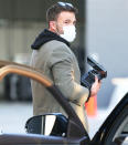 <p>Ben Affleck masks up as he steps out in Los Angeles on Jan. 8.</p>