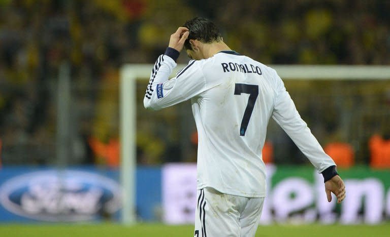 Real Madrid's Cristiano Ronaldo after the Champions League semi-final against Borussia Dortmund, on April 24, 2013