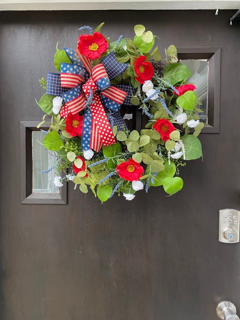 Patriotic Grapevine Wreath