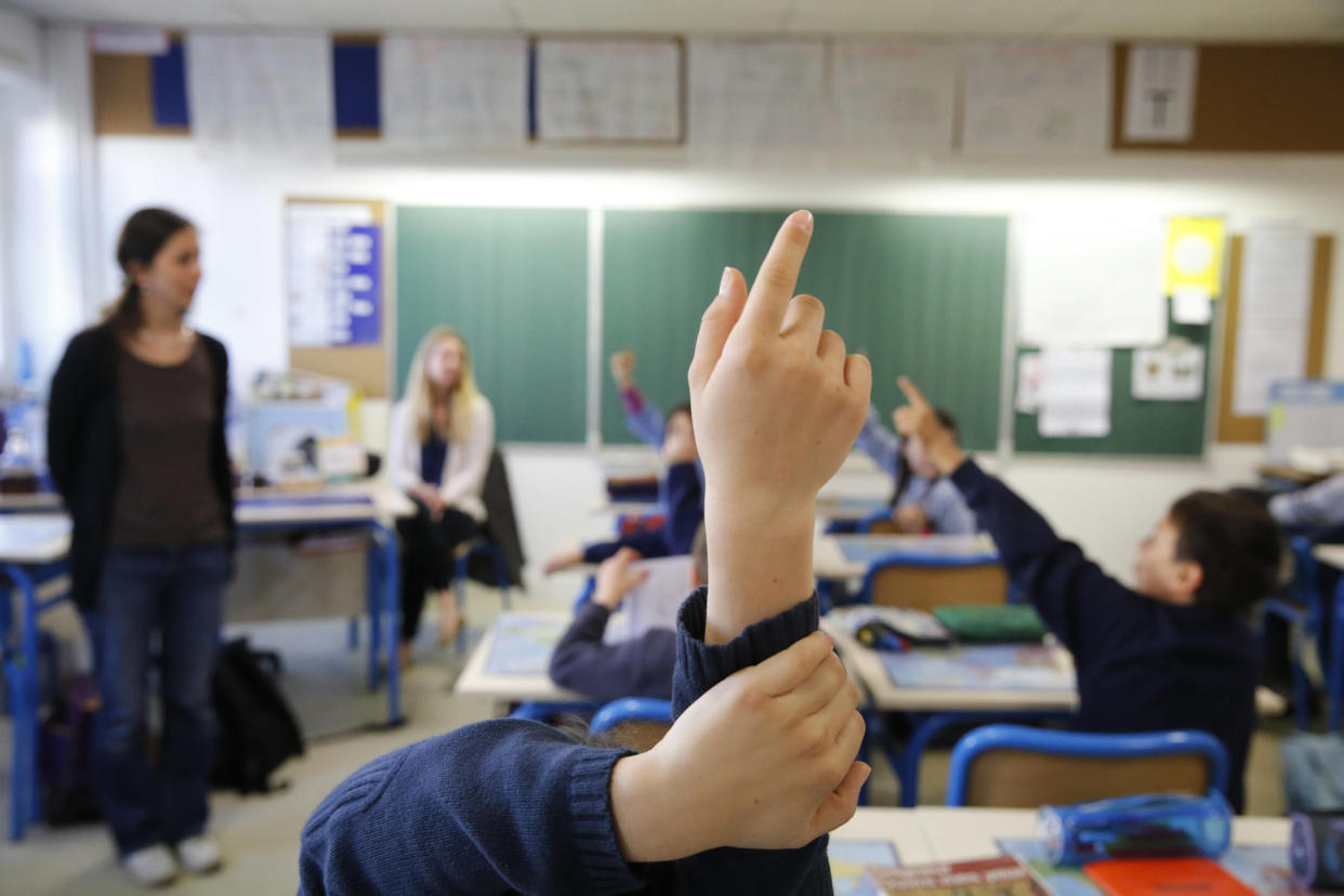 Le métier de professeur des écoles a du mal à recruter. Photo d’illustration d’une classe d’école primaire.