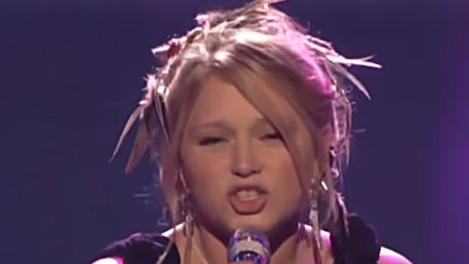 Crystal Bowersox  during a performance on American Idol.