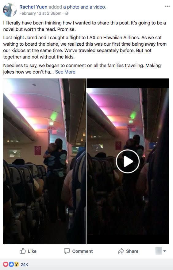 Rachel shared the video of the unidentified mum getting help from Gina on social media. Photo: Facebook/rachel.yuennihi