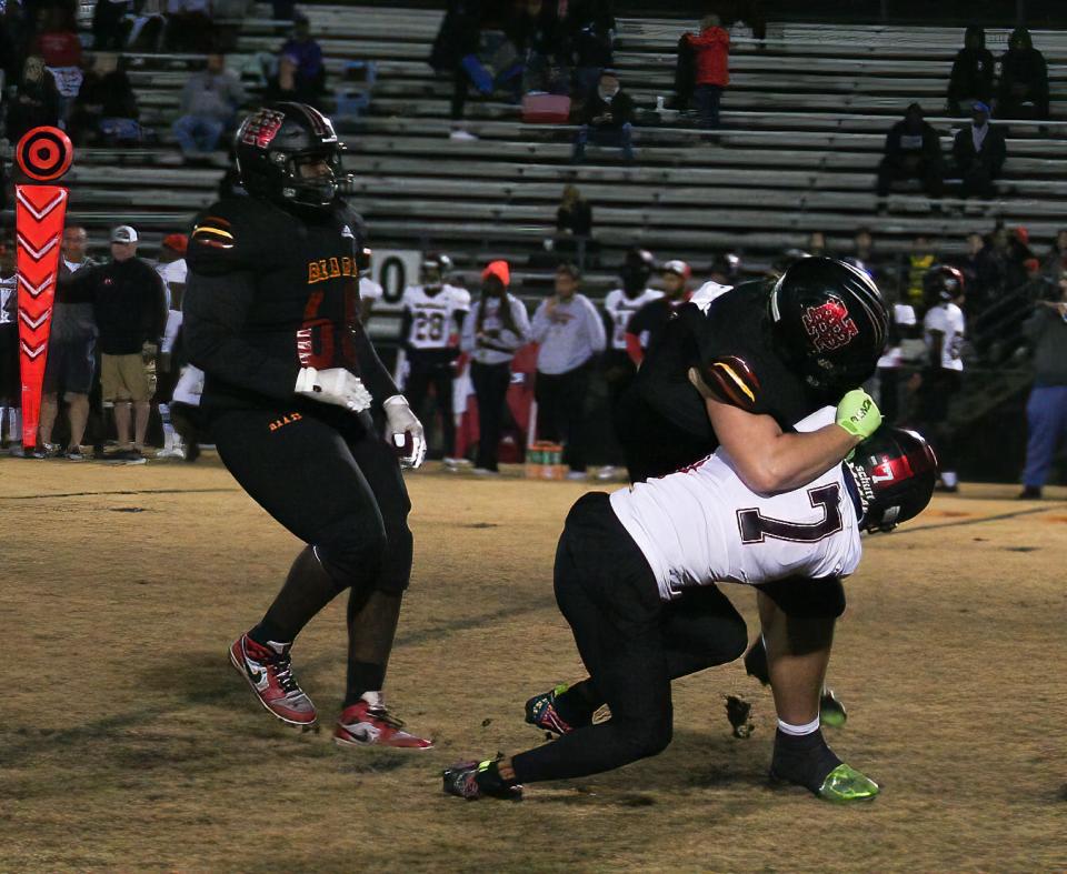 New Bern dominated Rolesville in the 4th round of the 4A state playoffs.