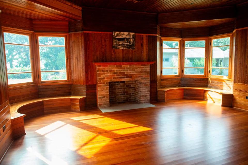 The west facing bedroom at Bon Silene, also called the Charnley-Norwood house after it’s former occupants, in Ocean Springs on Wednesday, Oct. 4, 2023.