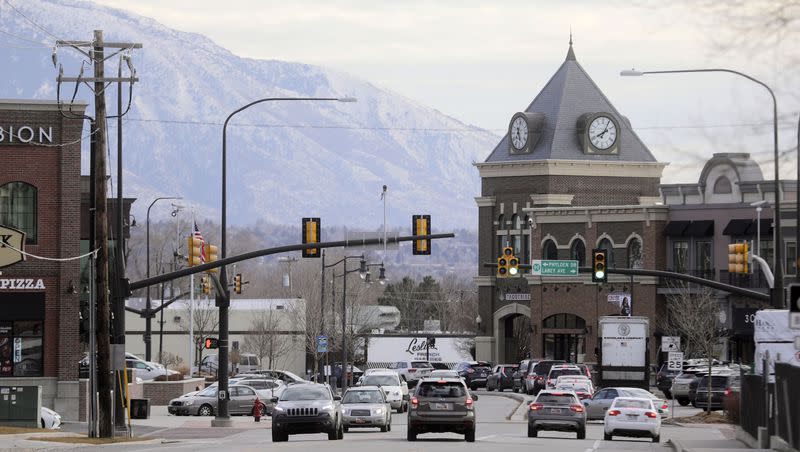 Downtown Holladay on Feb. 1, 2021. The city will soon be the location of Utah’s first Black-owned bank.