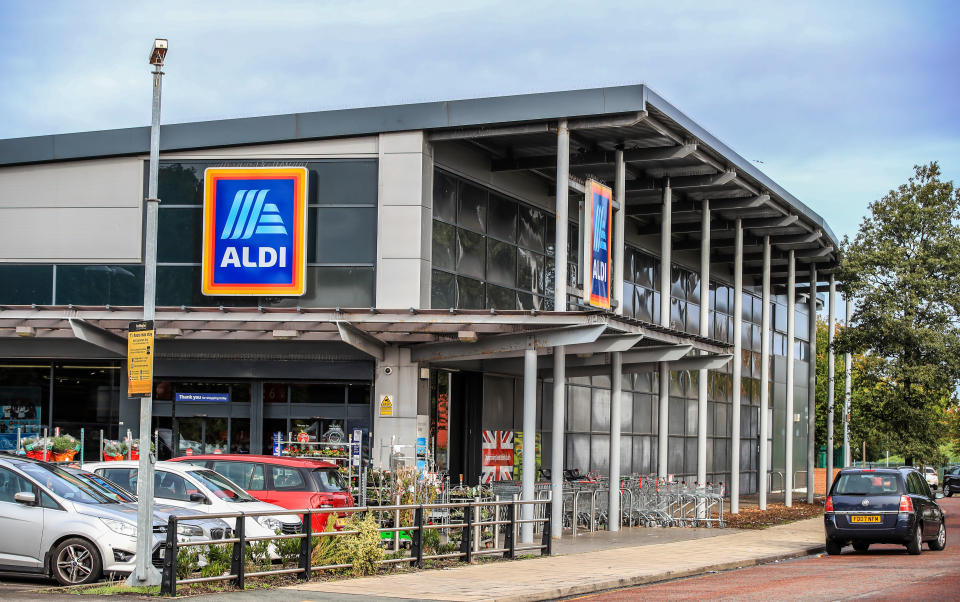 An Aldi store in Marsh Lane Bootle, Liverpool. Aldi has said it plans to more than double its store numbers in London as it moves forward with plans to open more smaller Aldi Local outlets. (Photo by Peter Byrne/PA Images via Getty Images)