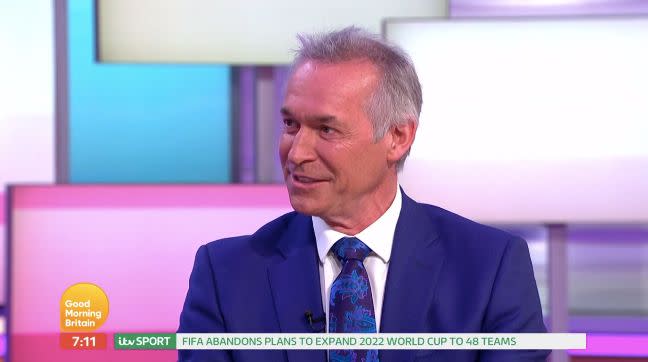 Dr Hilary Jones is celebrating 30 years on TV (Credit: ITV’s Good Morning Britain)