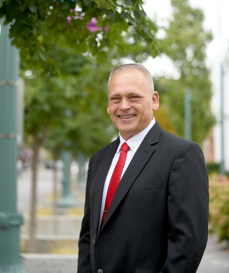 Roy Scott DePew, Republican candidate for Canton City mayor.  Wednesday, Sept 27, 2023.