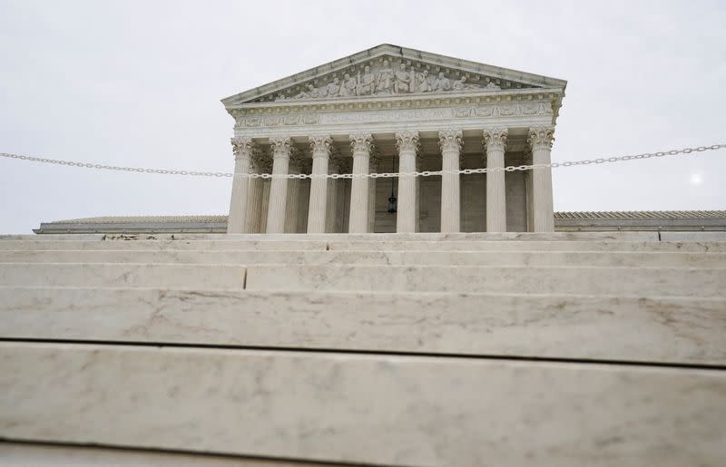 FILE PHOTO: The U.S. Supreme Court building is seen in Washington