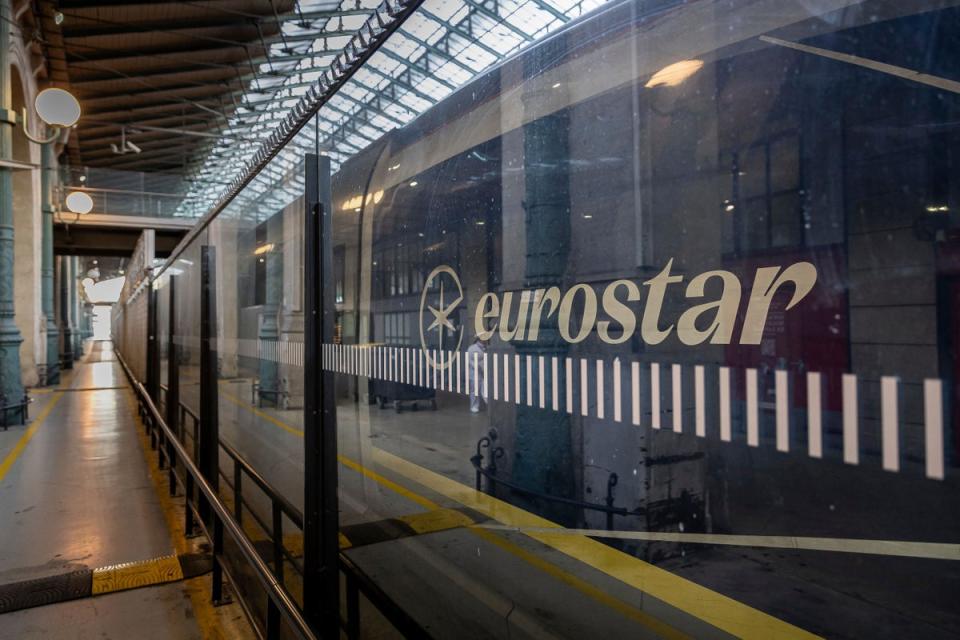 Eurostar urged passengers to check their website for refunds or exchanges (PA)