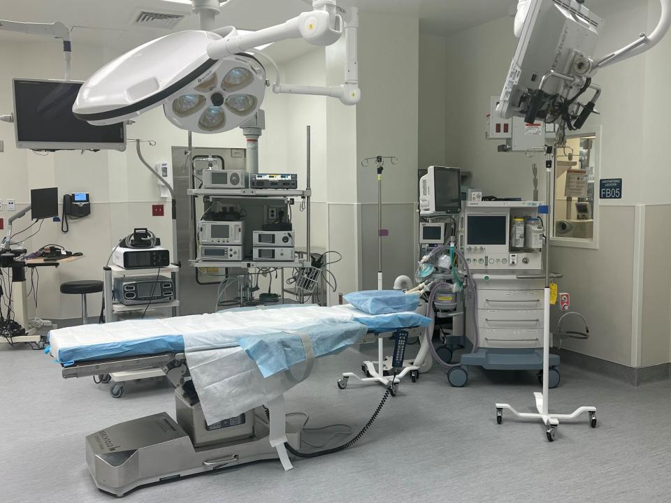 Newly renovated operating room suite at Frisbie Memorial Hospital.