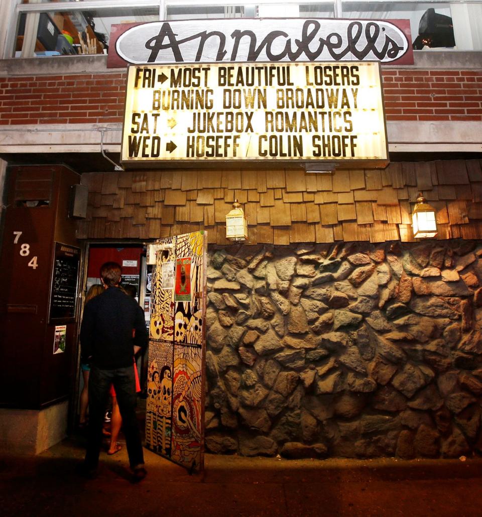 Patrons walk into Annabell's at Highland Square on Aug. 14, 2015, in Akron.