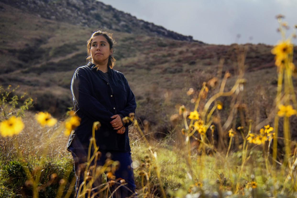 <span>Andrea Vidaurre, a winner of the 2024 Goldman prize for environmental activists.</span><span>Photograph: Goldman Environmental Prize</span>
