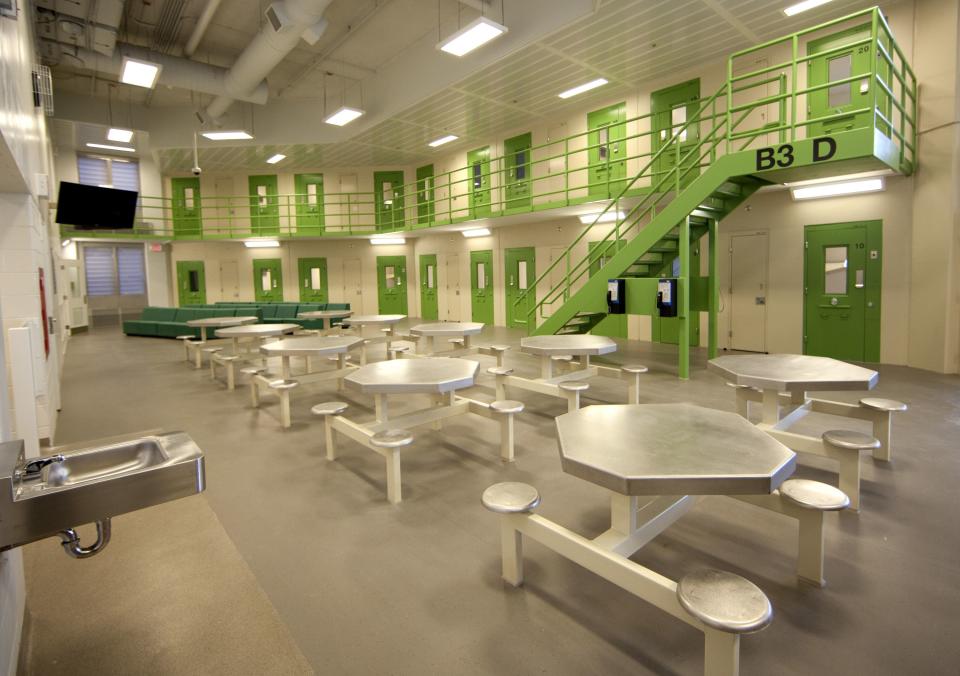 A direct supervision living unit is pictured at the new Toronto South Detention Centre
